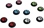 5 Pair Silicone Cat Dog Paw Analog Controller Joystick Thumb Stick Grip Cap Covers for PS2 PS3 PS4 Xbox 360 Xbox One Analog Stick Caps Replacement