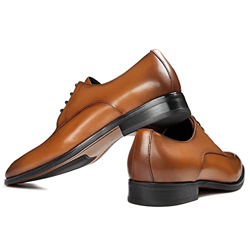 Image of GIFENNSE Mens Oxford Shoes Leather Dress Shoes for Men