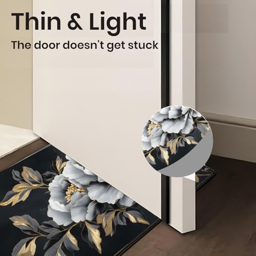 Image of MAXOSHINE PVC Bathroom Mats Anti Slip | Water Absorbent Bath Floor Mat | Quick Dry Anti Skid Bathroom Mats for Home | Door Mat for Wet Area 40x60 CM (3D Rose)