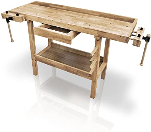 Directachat56 ETABLI DE Menuisier en Bois 150 CM...