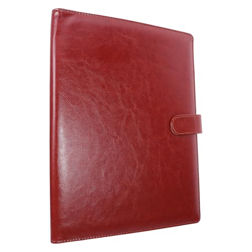 Portefeuille d'affaires A4 marron parfait pour vos réunions et l'organisation au bureau