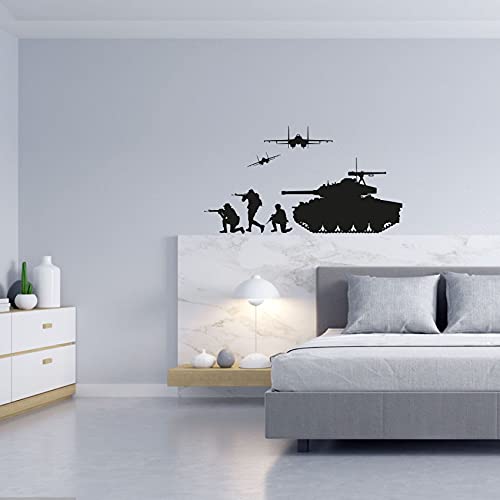 Vinilo decorativo tanque militar tamaño 8x10 pulgadas miniatura 3