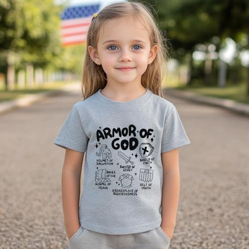 Image of Kids Christian Shirt Toddler Created with a Purpose Shirt Boys Girls Bible Verse Religious Clothes 2-7 Years