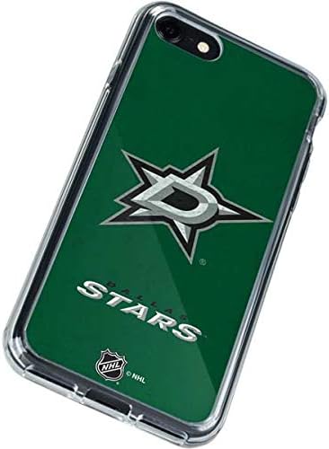 Skinit Clear Phone Case Compatible with iPhone SE (2nd & 3rd Gen) - Officially Licensed NHL Dallas Stars Distressed Design