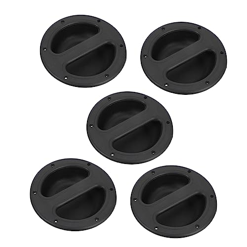 VILLCASE 5Pcs Round Speaker Handles Durable Audio Cabinet Accessories for Stage Speaker Boxes Lightweight Wear Resistant for and Installation