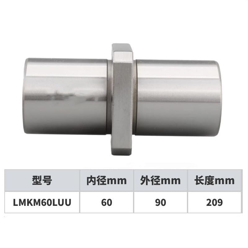 Roulement linéaire LMKM60LUU bride carrée double largeur 60mm - 2