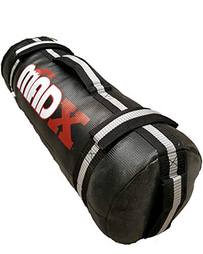 Saco de arena para entrenamiento MADX de 0 a 30 kg, negro/gris, 30kg