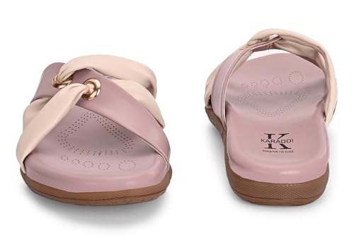 Image of Karaddi Doctor Sandals for Woman | Flats Women Stylish | Womens Sandals Flats | Slippers Orthopedic Footwear for Women Stylish Flat Sandal | Flat Fashion Sandal