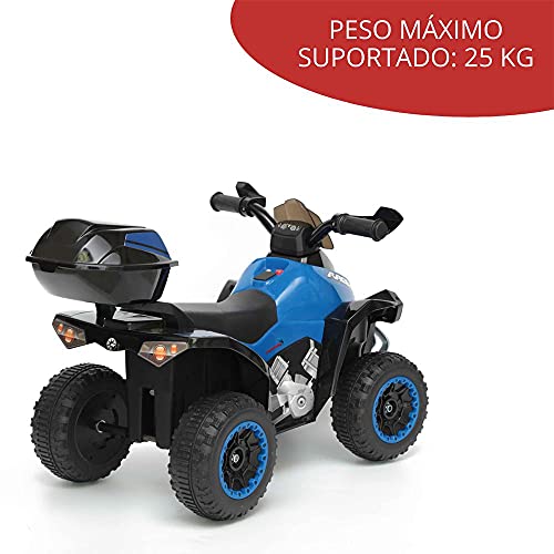 Mini Quadriciculo 6v Importway Elétrico Infantil Azul BW129AZ