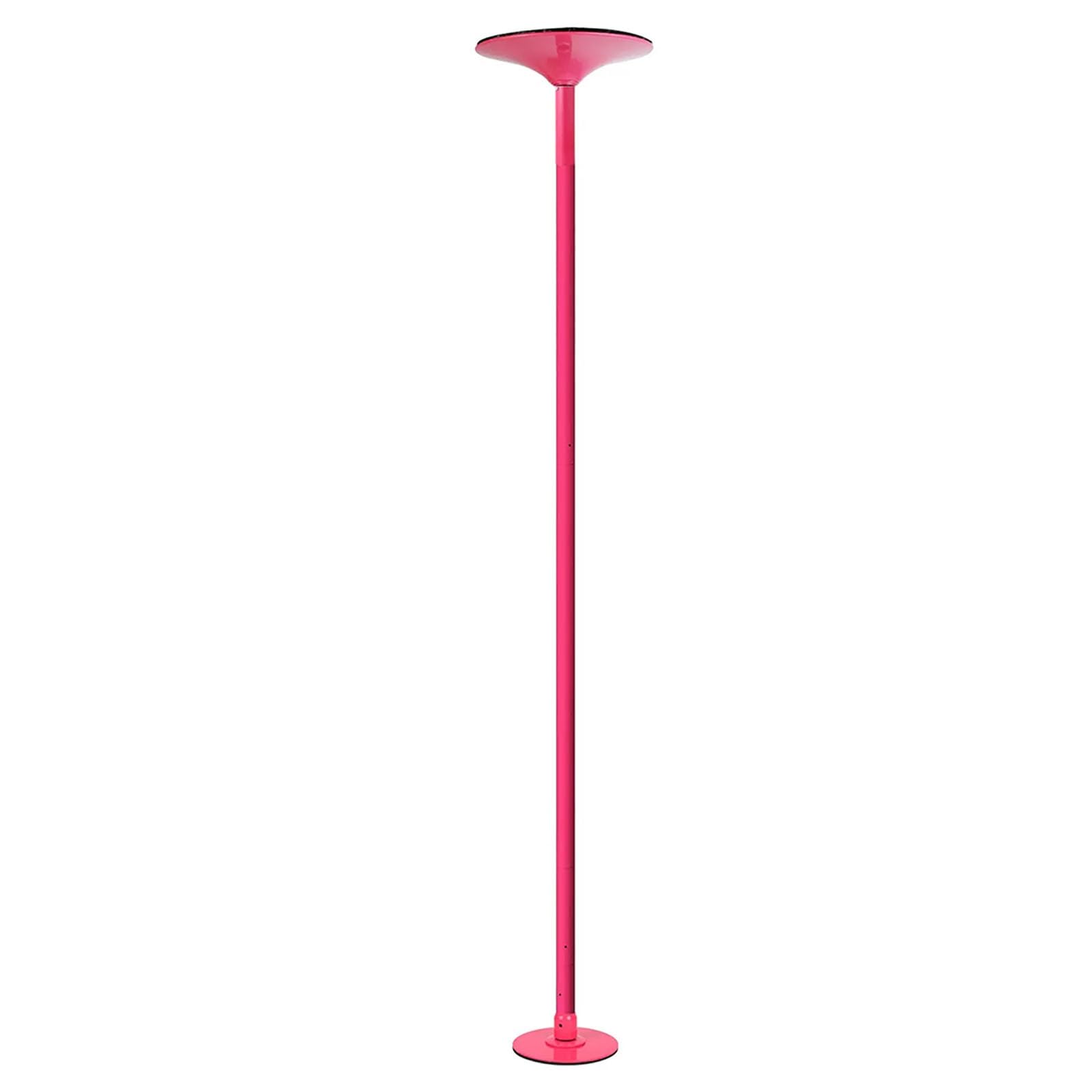NGDFGR Rotatable Stripper Pole For Home, 45Mm Electroplated Spinning Poles Dancing Pole, Height Adjustable, Dancer Pole Punch-Free Design,Red