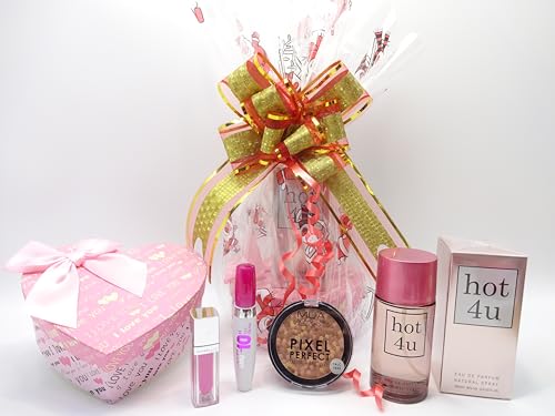Kit de parfum et maquillage Hot 4U coffret cadeau idéal pour rayonner en soirée