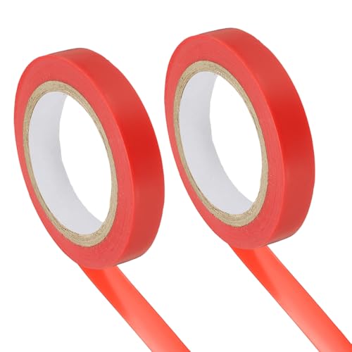 YELARXI Ruban adhésif raquette PVC 32.8 ft rouge