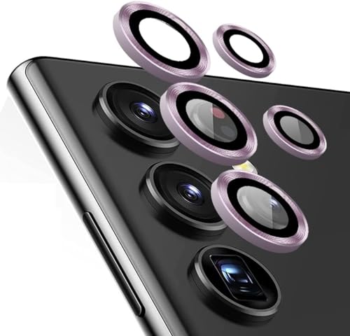 Protecteur objectif S23 Ultra en verre 9H anti-rayures transparent HD