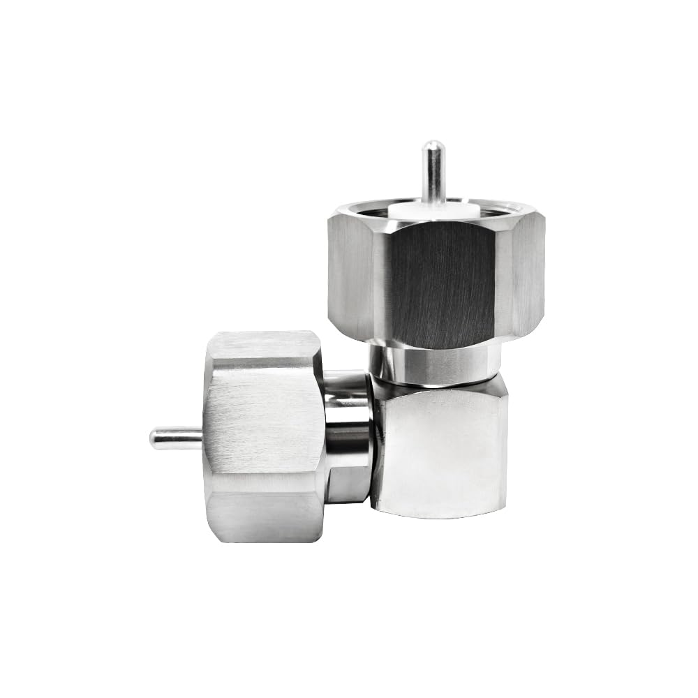 1pcs Coaxial Cable Adapter High Voltage LC Male Right Angle Connector, 50 Ohm, DC-6GHz Frequency Range