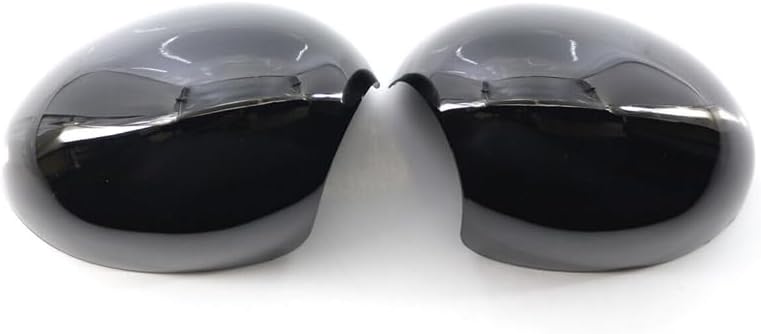 Side Door Mirror Covers with Manual Model Carbon Fiber, 2007-2013 Compatible with Mini R55 Clubman R56 Hatchback R57 Convertible R58 Coupe R59 Roadster, Pair Wing Mirror Housing Covers