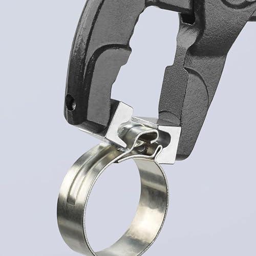 Knipex Pinza Per Fascette Click Per Fascette Click Bonderizzata Grigia, Rivestiti In Resina Sintetica Antiscivolo 180 Mm 85 51 180 C - 2