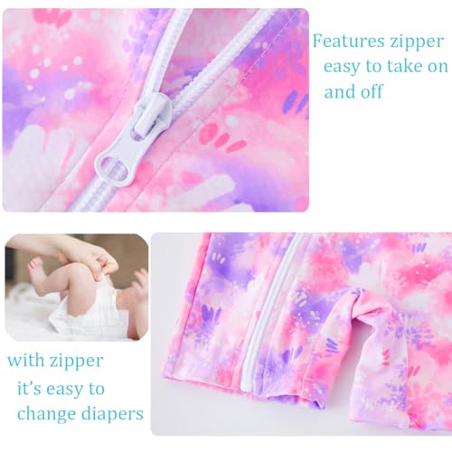 UMELOK Baby Girl Swimsuit Infant Rash Guard Swimwear UPF 50+ Sun Protection Bathing Suit4