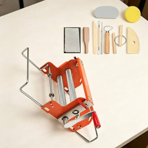 Rouleau à manivelle dalles céramique pour écoles d'art - 3