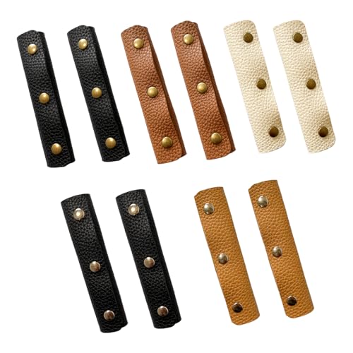 10 Pcs Leather Handbag Handle Protector, Soft Luggage Grip Wrap