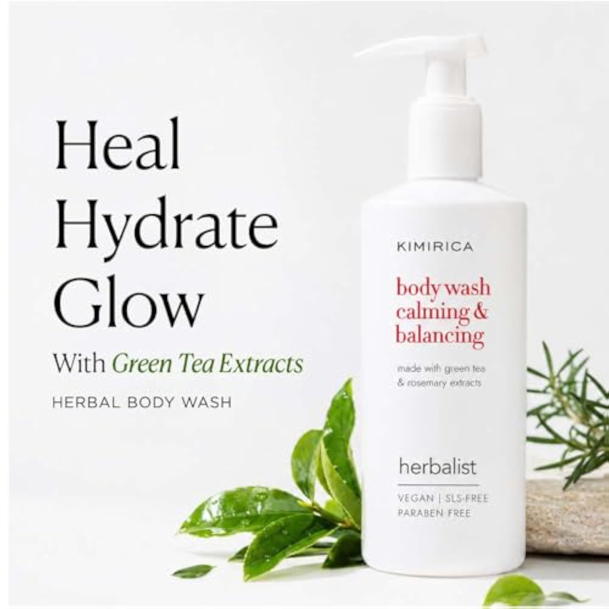 Herbalist Body Wash with Green Tea & Rosemary Extracts, 300ml