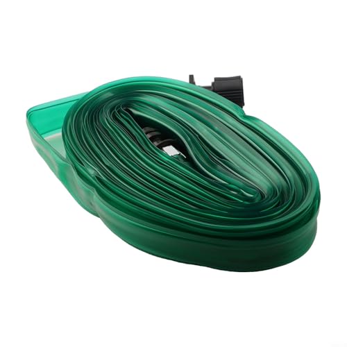 Tubo piatto in PVC per conservare l'acqua, per irrigazione da giardino di fiori, verdure e arbusti (7,5 m)