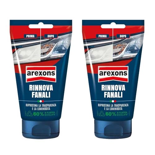 RINNOVA FANALI 150 gr Lucida fari auto, pasta lucidatura fanali