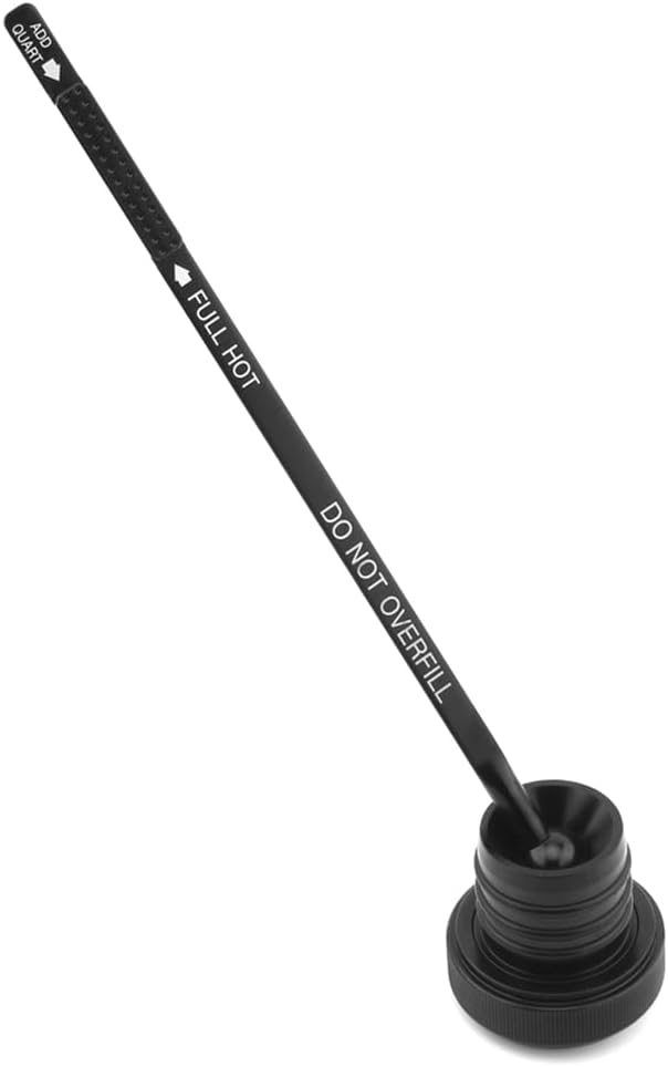 Zhisheng Aluminum Tank Oil Guage Level Dipstick Black for Harley-DAVIDSON Dyna 99-05 Super/Wide Glide Low Rider Motorbike