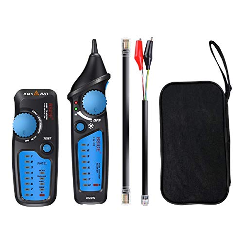 Wire Tracker, ELEGIANT Cable Tester RJ11 RJ45 Multifunction Wire Tracker Line Finder for Network Cable Collation, Telephone Line Test, Continuity Checking