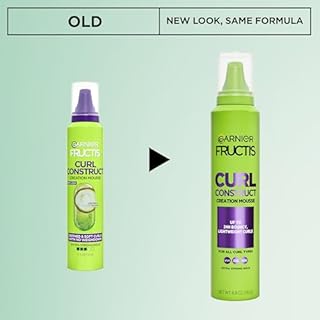Garnier Fructis Style Curl Construct Creation Mousse, 6.8 Oz, 1 Count (Packaging May Vary)