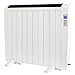 LODEL RA10 | Emisor Térmico Bajo Bajo Consumo | 1500W | 10 Elementos de Aluminio | 17 – 24m2 | Calentamiento Rápido | Programable | Mando a Distancia | 3 Modos | Incluye patas y soporte para pared.
