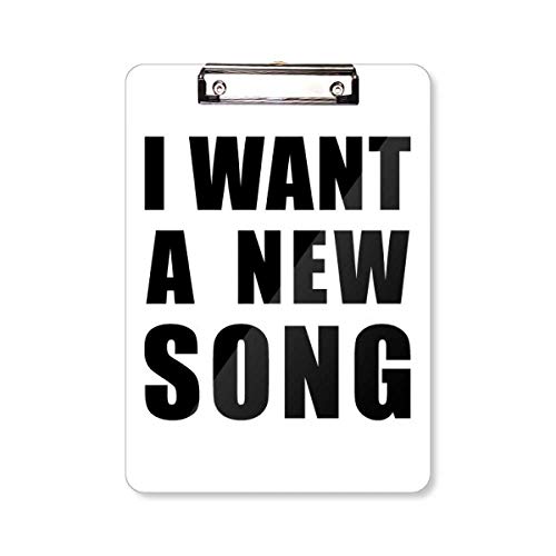 Bloc d'écriture A4 papeterie de bureau I Want A New Song