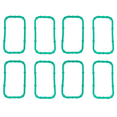 Image of Michigan Motorsports LS3 Intake Manifold Gasket Seals - Set of 8 - Fits GM 6.2L L99 L76 L77 Rectangle Port Engines - LS Intake Gasket Replacement MS19589