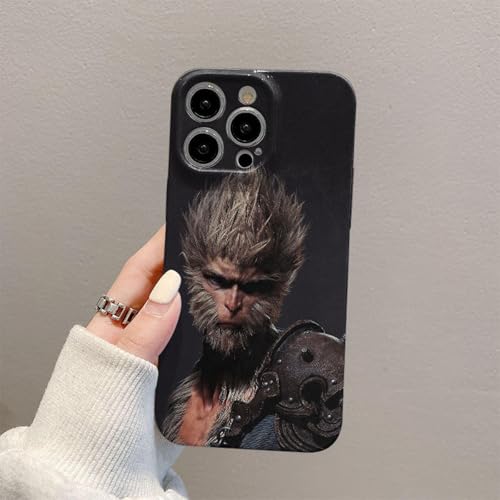 Coque Black Myth Monkey iPhone 15ProMax étui de protection gamer antichoc rigide noir - 8