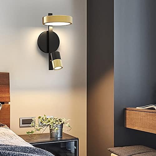 The Decor Wick 60 CM Long Modern Style Golden Light LED Wall Lamp for Bedside Bedroom Living Room Staircase Study Room Reading Lamp (Golden Color)
