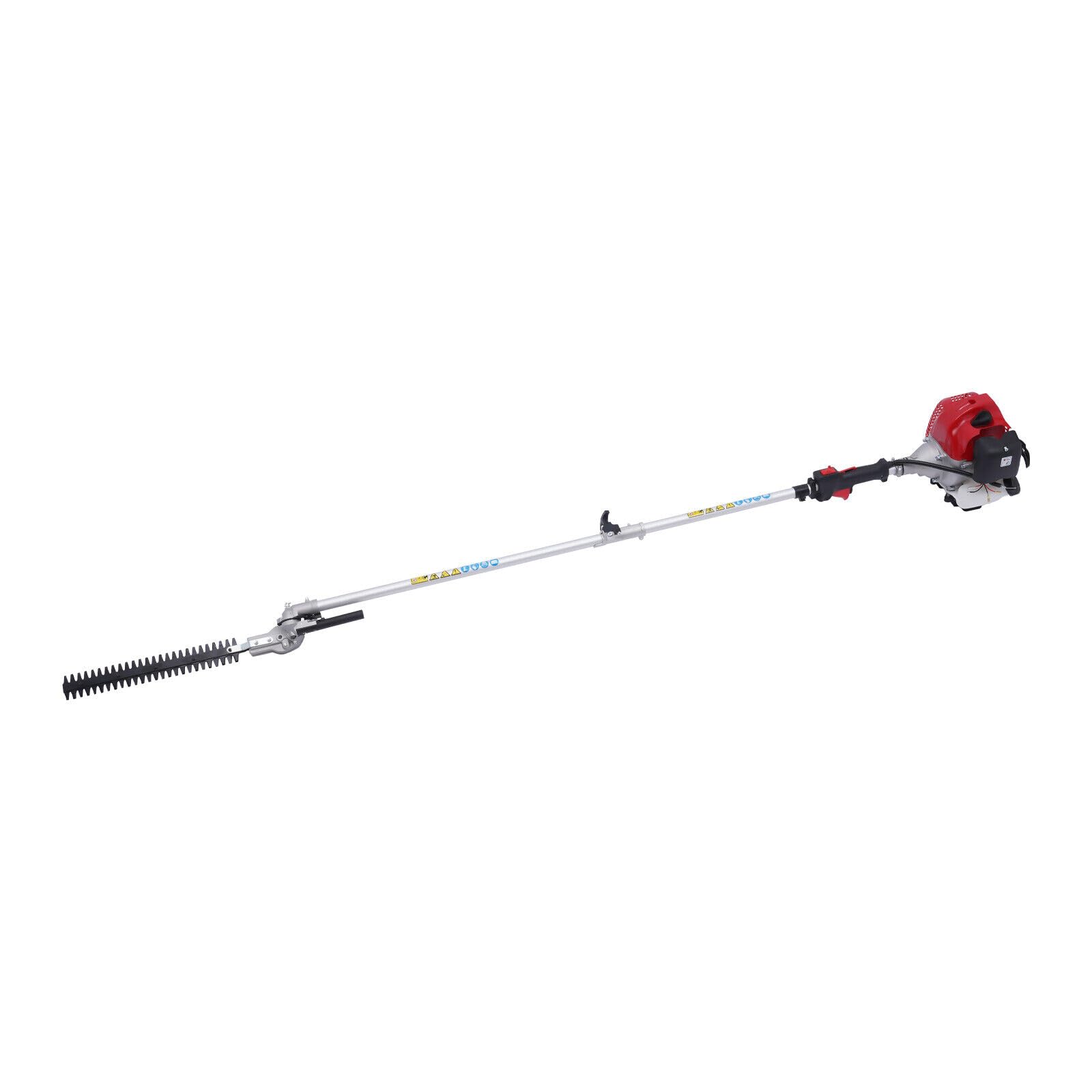 Desbrozadora 4 en 1 de gasolina, 51,7 cc, cortacésped, cortasetos, espada de 250 mm, con acoplador rápido y correa