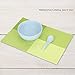 Tapete de comedor, 4 tapetes rectangulares para mesa de comedor, mantel individual...