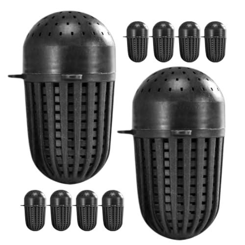 Kisangel 20Pcs Crawfish Bait Cage Durable Plastic Fishing for EEL Lobster and Crabs Lightweight Outdoor Tackle for Freshwater and Saltwater Use