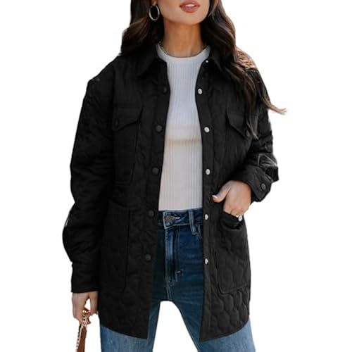 EVALESS Womens Lightweight Diamond Quilted Puffer Jackets