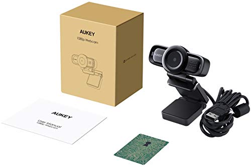 AUKEY Autofocus Webcam 1080p Full HD with Noise Reduction Microphones, USB Webcam for Online Class, Zoom Meeting Skype Facetime Teams, PC Mac Laptop Desktop [Upgraded] - Thumbnail 6