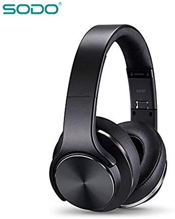 Headphone,Over-Ear,MP3,FM Radio,Speaker,2 EN 1,Wireless,Black (Black)