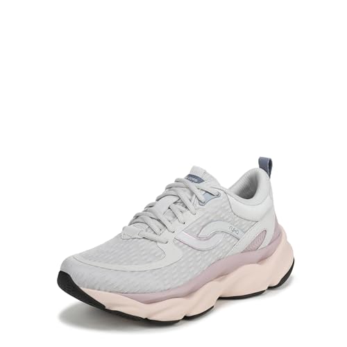 Ryka Womens Rezorb Max Walking Shoes Oyster Grey 8 M