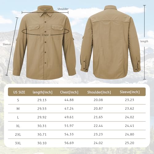 Durio Camisetas masculinas de pesca de manga comprida com proteção UV, proteção solar, secagem rápid