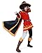 Miccostumes Women's Megumin Cosplay Cloak Costume, Red and Black, women xl