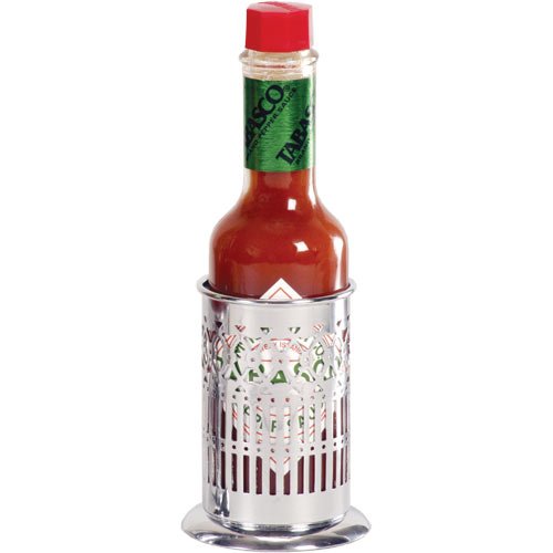 TABASCO 5 oz. Chrome-plated filigree Holder