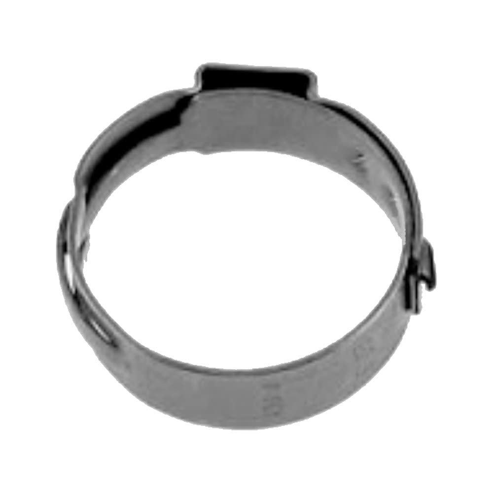 Fairview HCPEX-10 Stepless PEX Ear Clamp, 1/2 in Nominal, Stainless Steel, Domestic