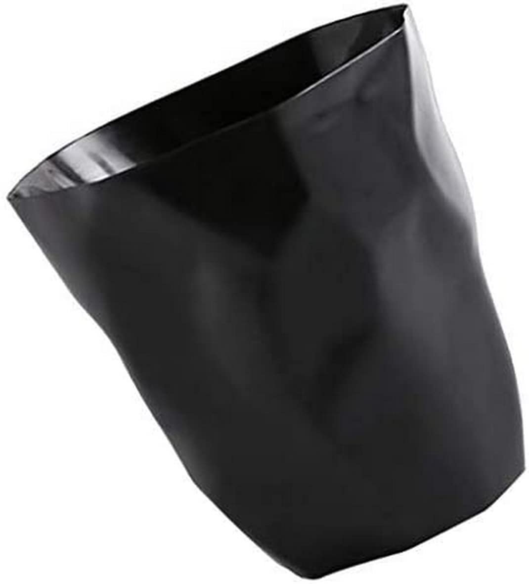Cestino per la Carta, Cestino Spazzatura Design Moderno Cestino Gettacarte Che per la Raccolta Rifiuti (Nero Grande)