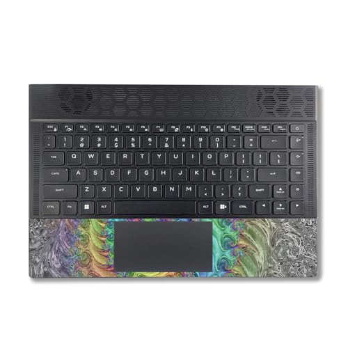 Image of MightySkins Carbon Fiber Skin Compatible with Alienware X14 R2 (2023) Full Wrap Kit - Tripping | Protective, Durable Textured Carbon Fiber Finish | Easy to Apply & Change Styles | Made in The USA