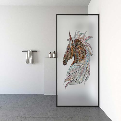 Película de privacidad para ventana vinilo autoadherible 30x45 cm miniatura 3