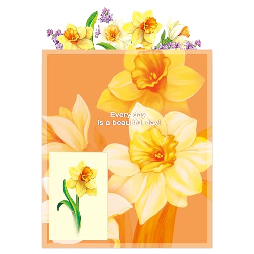 Airpark Pop Up Birthday Cards for Women Paper Flowers Bouquet Card for Mom - image 9