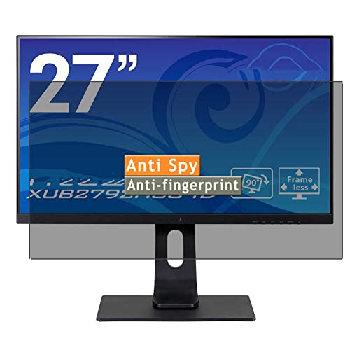 Vaxson Privacy Screen Protector, compatible with iiyama ProLite XUB2792HSU-1D / XUB2792HSU-B1D 27" Display Monitor, Anti Spy Guard Film Protectors Sticker [NOT Tempered Glass] New